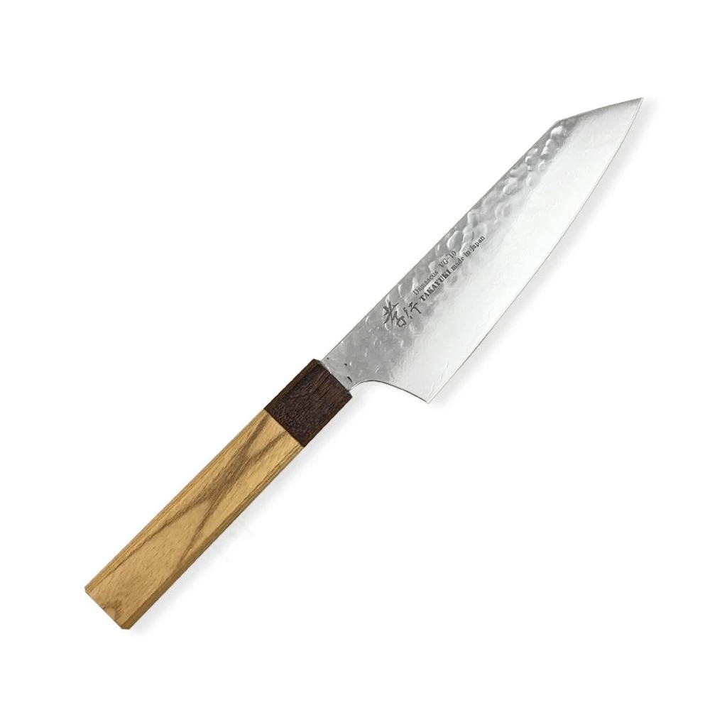 foto N�� WA-Kengata Santoku 160mm, Sakai Takayuki VG-10 Zelkova Oktagon